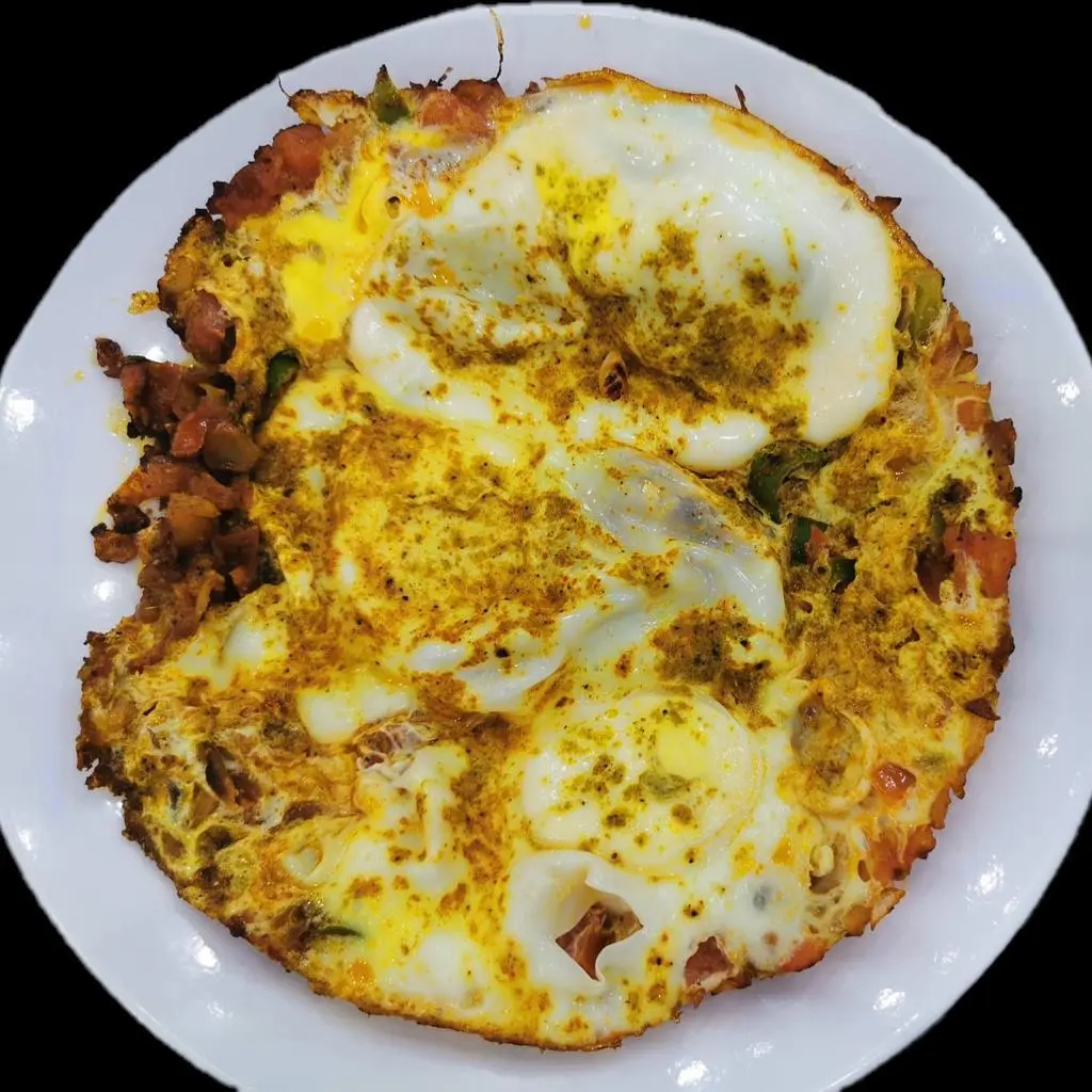 بيض مكشن
